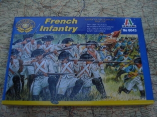 Italeri 6043  French Infantry American War of Independence